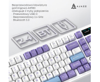Ajazz AK980 V2 Gift Switch V2 Purple White Blue z ekranem - 1536373 - zdjęcie 13